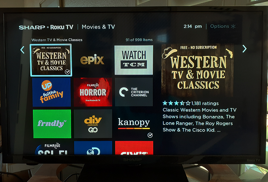 500K+ Active Installs for Top 100 Channel Western TV & Movie Classics